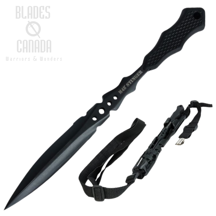 UC M48 Stinger Urban Spike Fixed Blade Knife, Shoulder Harness, UC2937